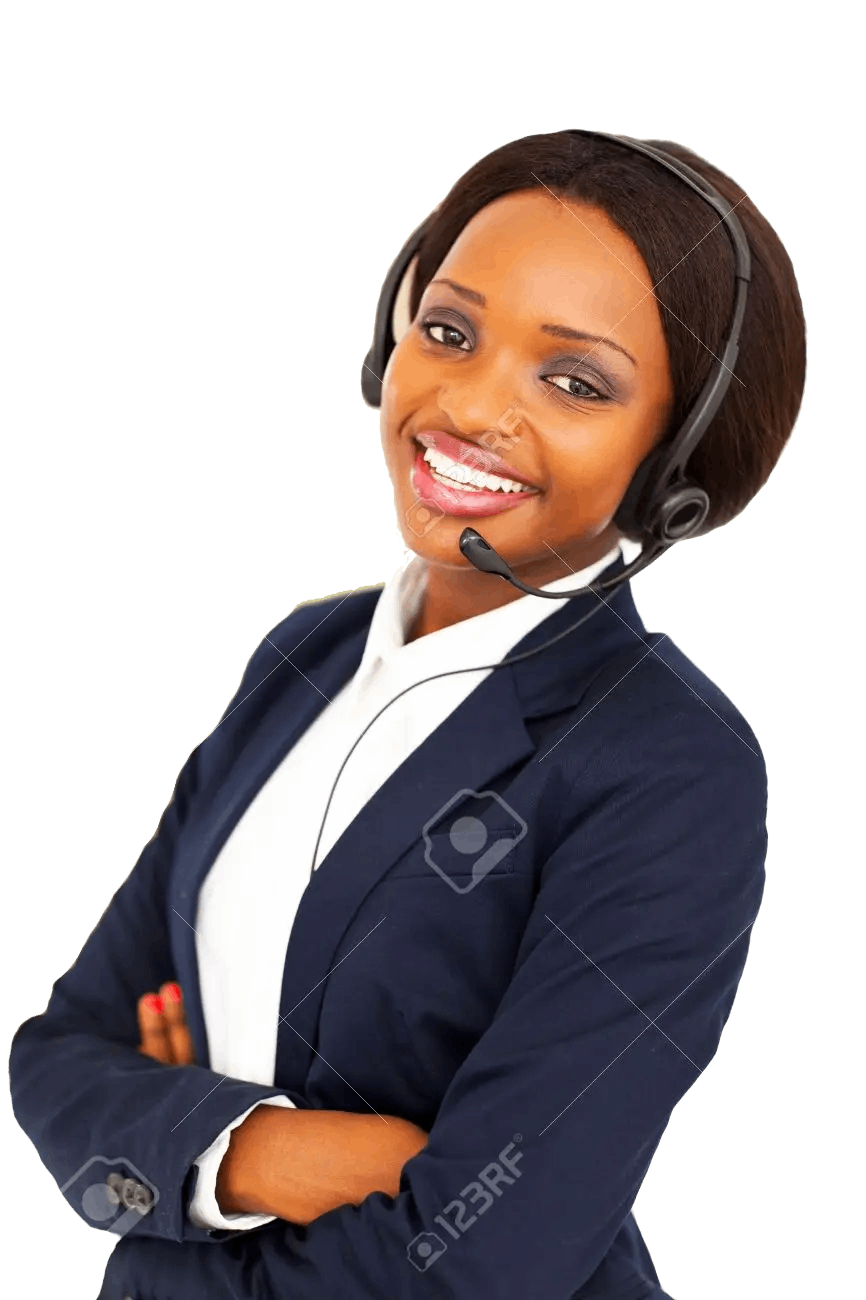 woman on call